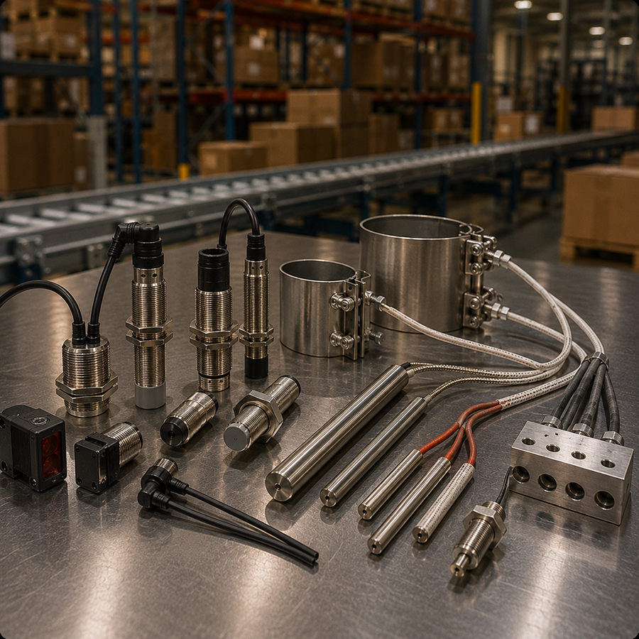 Hot Melt Equipment Sensors & Heaters